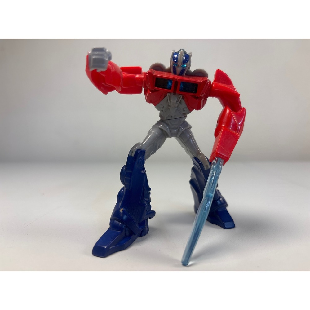 Transformers Optimus Prime Action Figure Red Blue with Energy Blade